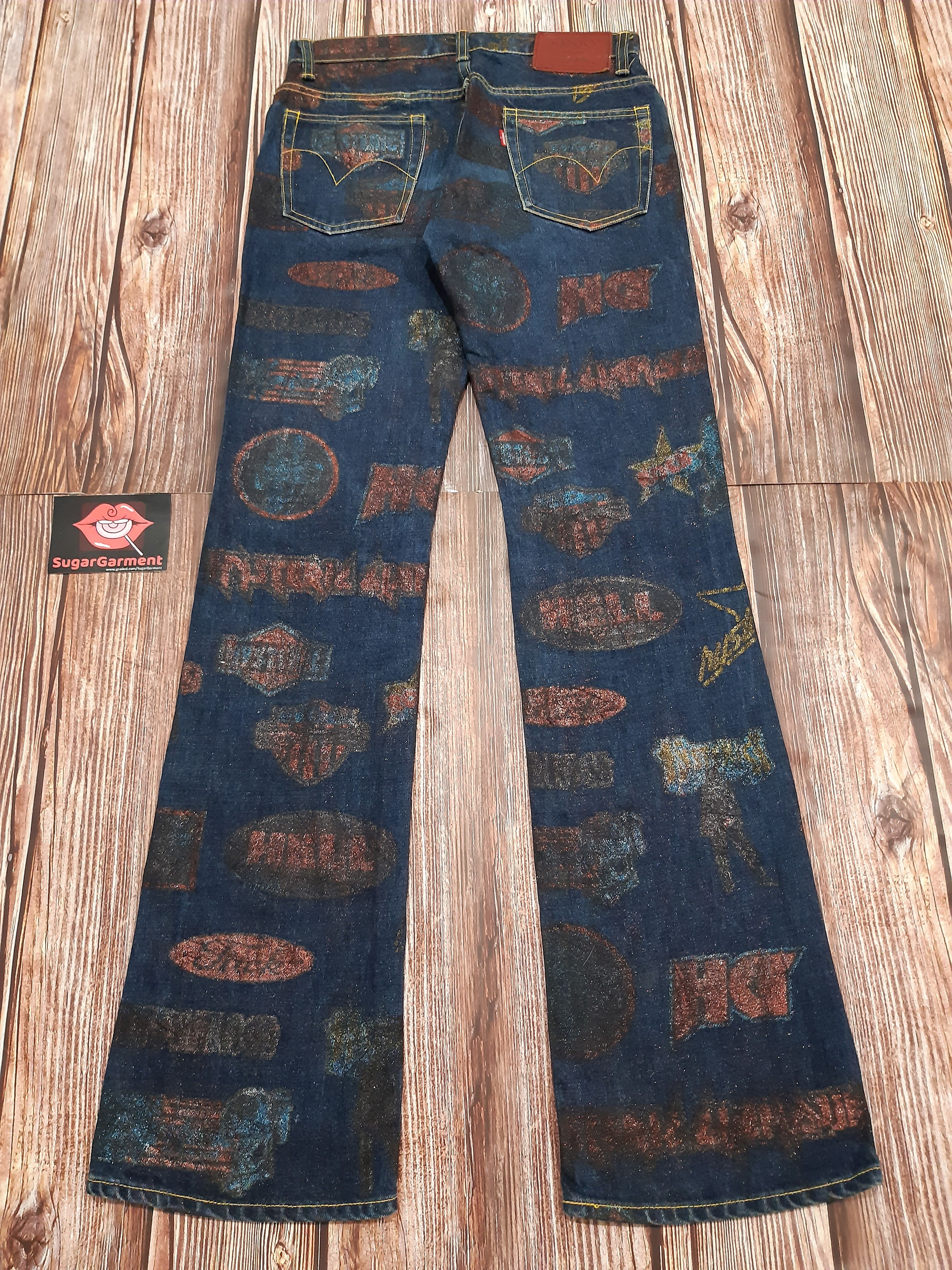 Hysteric Glamour Hysteric Glamour Jeans Bootcut Glittered Size 28" / US 6 / IT 42 - 11 Thumbnail