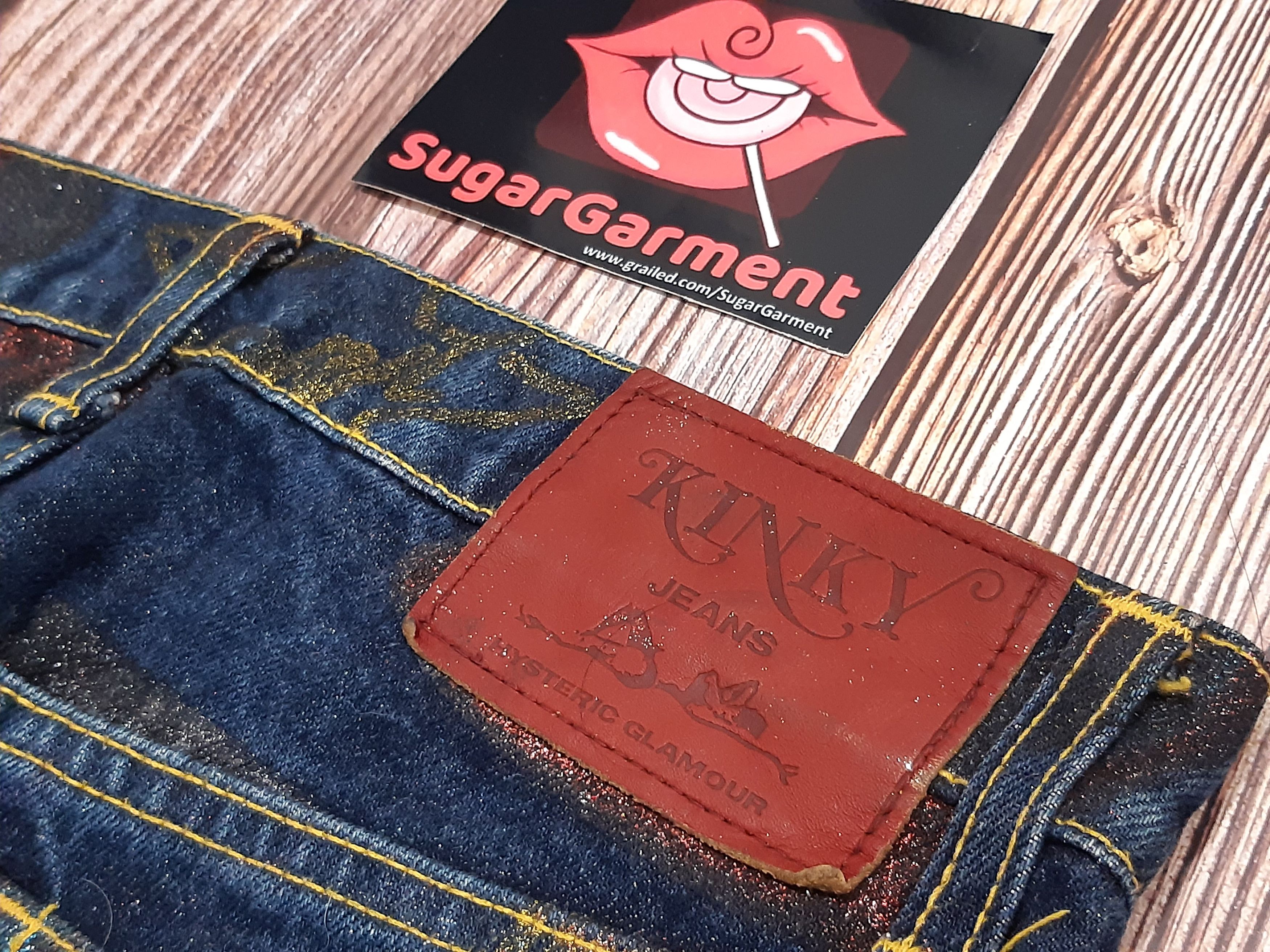 Hysteric Glamour Hysteric Glamour Jeans Bootcut Glittered Size 28" / US 6 / IT 42 - 15 Thumbnail