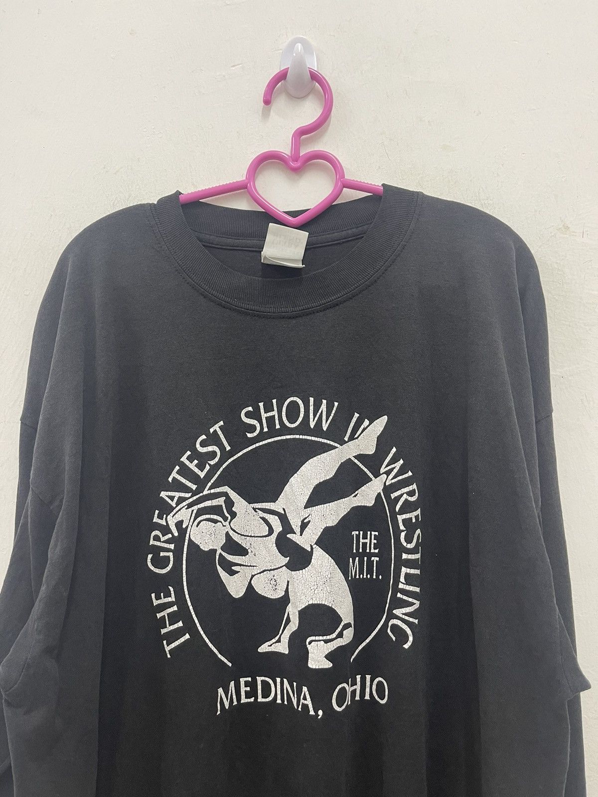 Sports Specialties Rare Vintage THE GREATEST SHOW IN WRESTLING Long Sleeve Tee Size US XL / EU 56 / 4 - 2 Thumbnail
