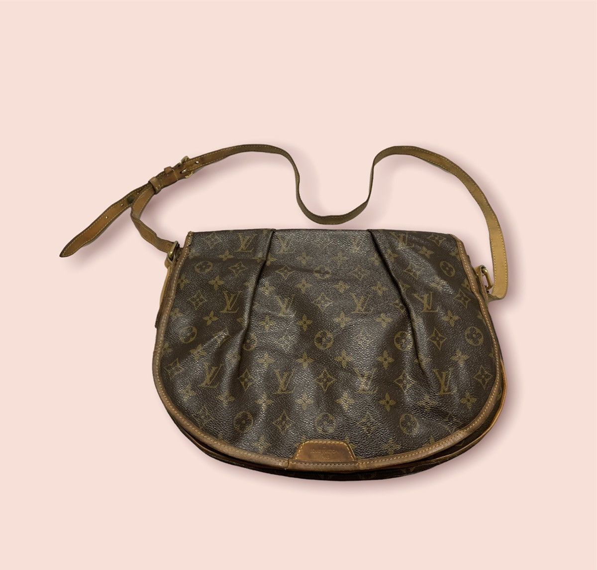 Vintage Louis Vuitton Sling Bag - Lv Menilmontant Bag in Brown, Men's