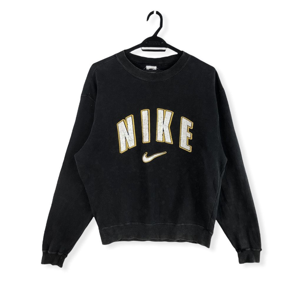 Nike VINTAGE 90’S DISTRESSED NIKE BIG LOGO SWEATSHIRT Size US M / EU 48-50 / 2 - 1 Thumbnail