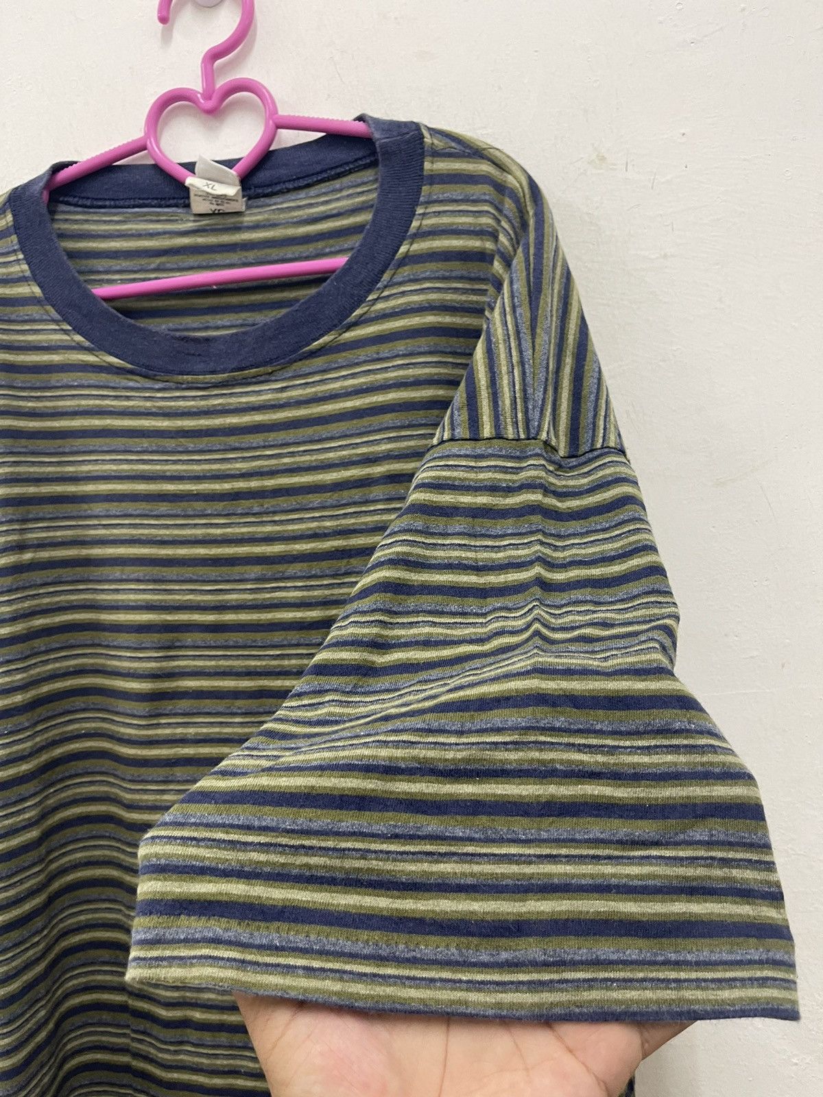 Hang Ten Rare 90s Vintage HANG TEN Striped Single Stitches Size US XL / EU 56 / 4 - 2 Thumbnail