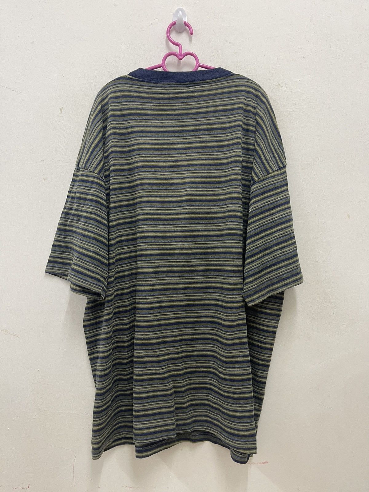Hang Ten Rare 90s Vintage HANG TEN Striped Single Stitches Size US XL / EU 56 / 4 - 7 Thumbnail