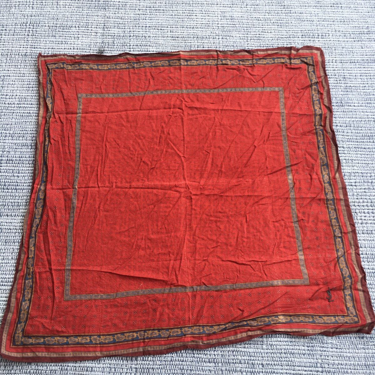Vintage vintage ysl pocketsquare Size ONE SIZE - 1 Thumbnail
