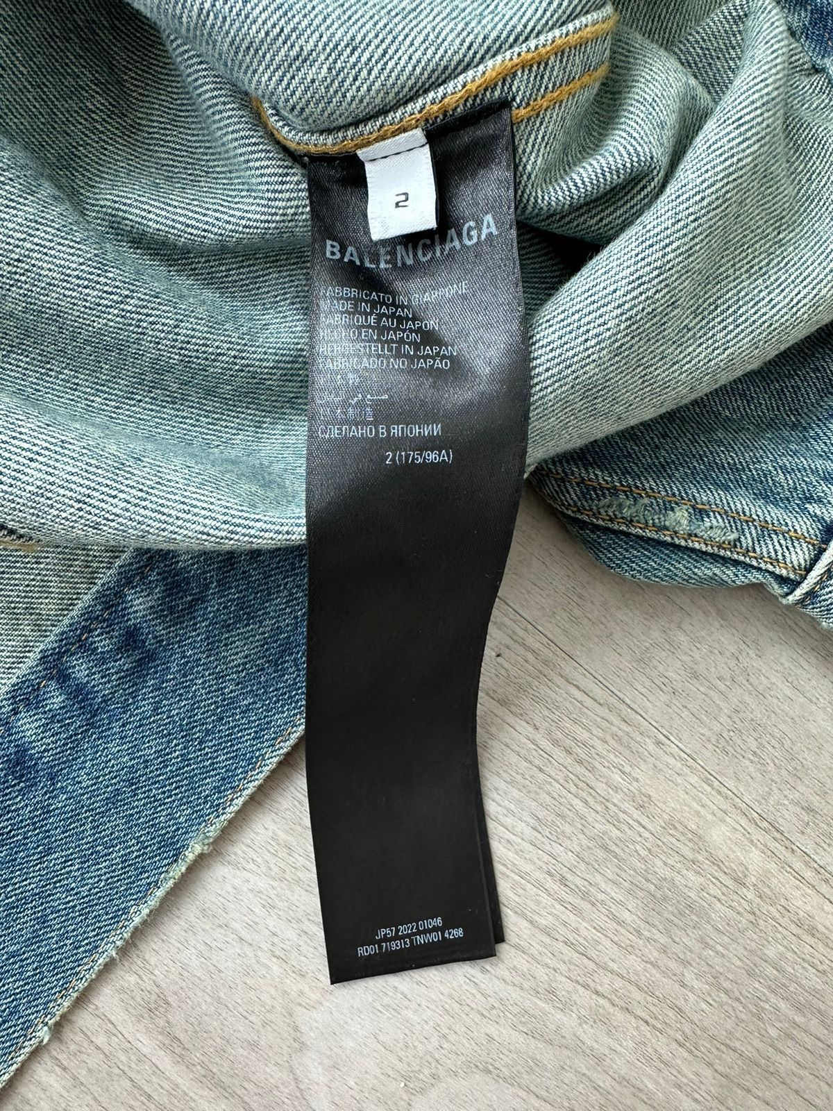 Balenciaga Balenciaga Japanese denim Pull-Over Jacket Size US M / EU 48-50 / 2 - 11 Thumbnail