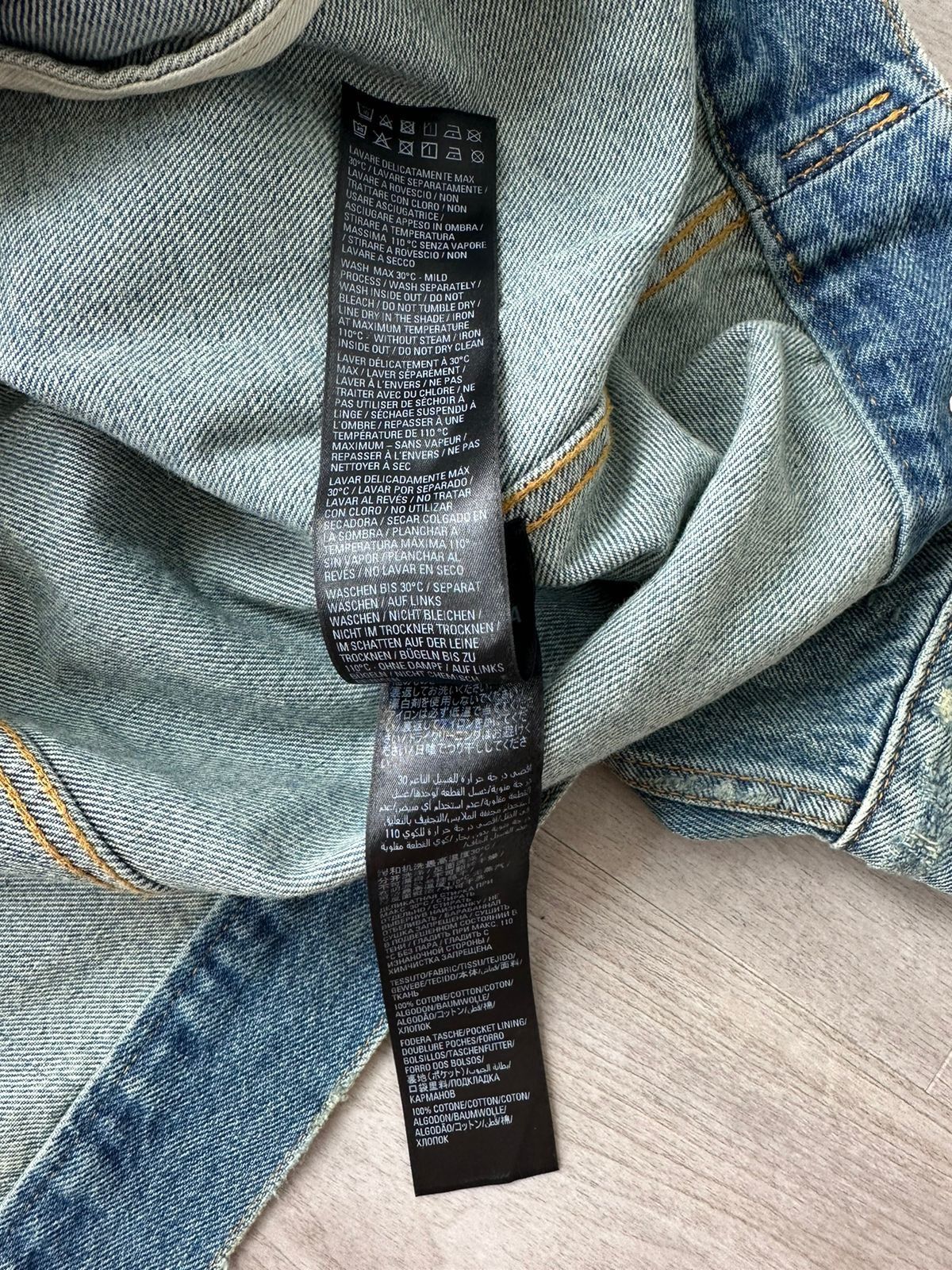 Balenciaga Balenciaga Japanese denim Pull-Over Jacket Size US M / EU 48-50 / 2 - 12 Thumbnail