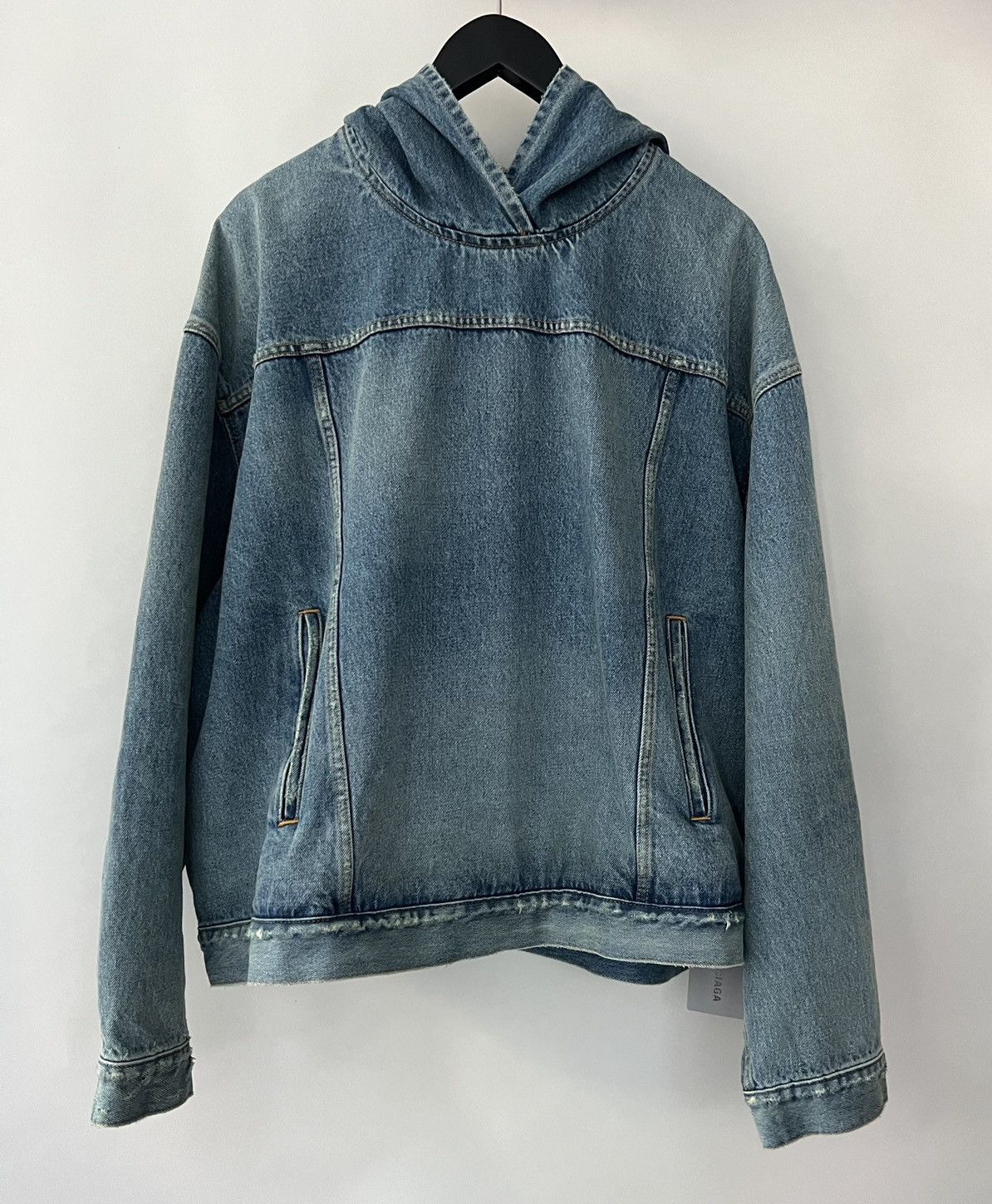 Balenciaga Balenciaga Japanese denim Pull-Over Jacket Size US M / EU 48-50 / 2 - 1 Thumbnail