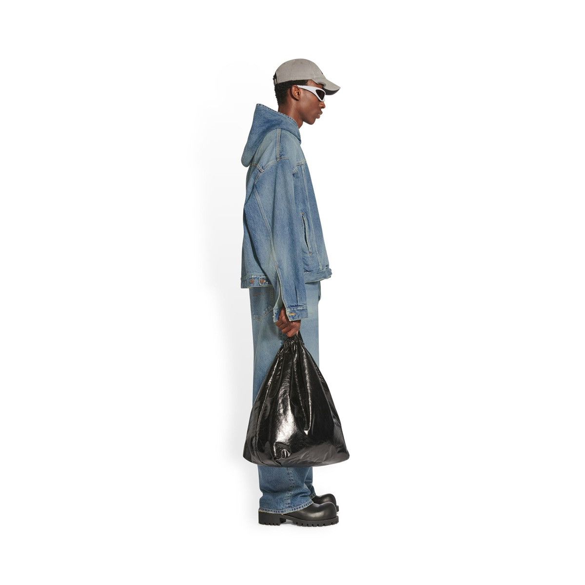 Balenciaga Balenciaga Japanese denim Pull-Over Jacket Size US M / EU 48-50 / 2 - 7 Thumbnail