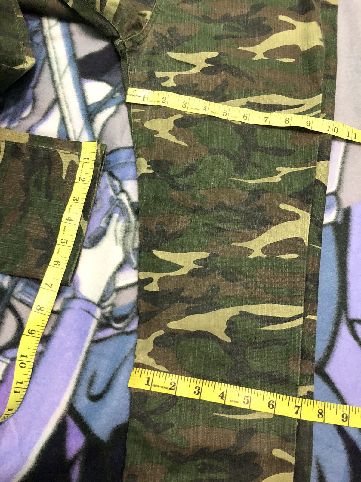 Vintage VINTAGE NEO BLUE MADE IN USA 🇺🇸 CAMO DENIM PANTS Size US 30 / EU 46 - 12 Thumbnail