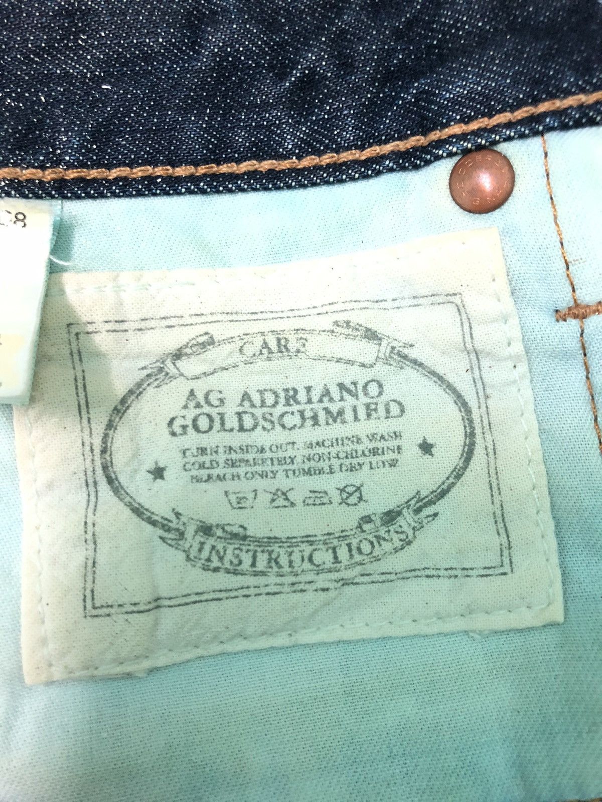 AG Adriano Goldschmied × Vintage VINTAGE AG SLIM STRAIGHT LEG FLARE DISTRESSED DENIM JEANS Size US 29 - 12 Thumbnail
