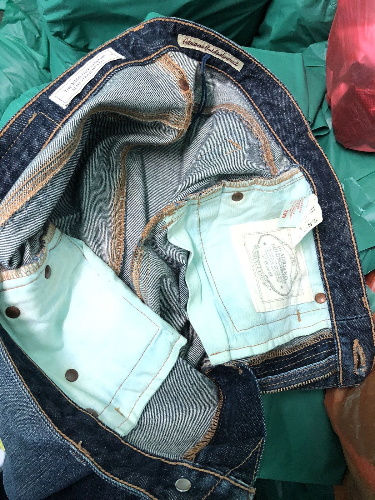 AG Adriano Goldschmied × Vintage VINTAGE AG SLIM STRAIGHT LEG FLARE DISTRESSED DENIM JEANS Size US 29 - 11 Thumbnail