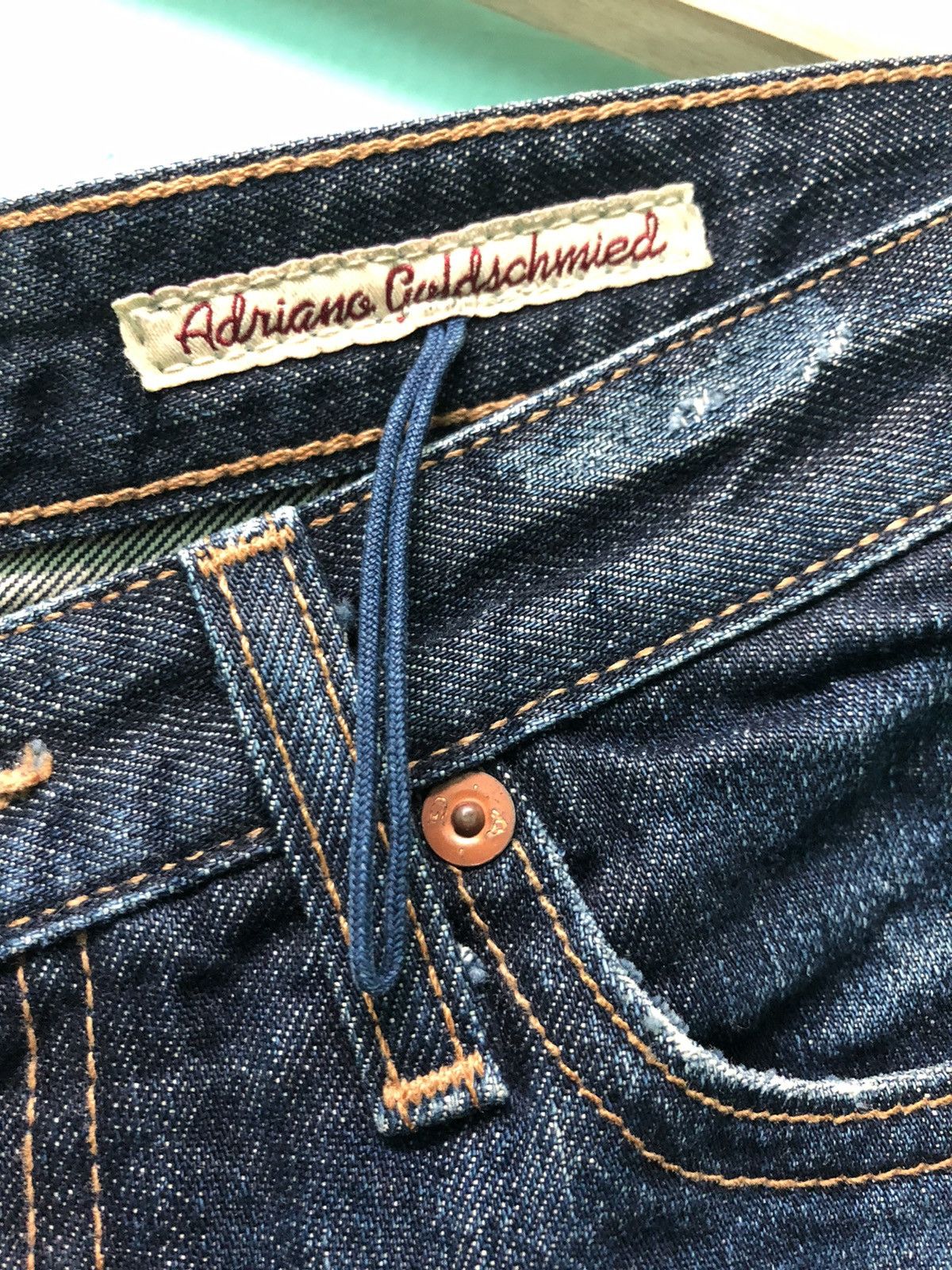 AG Adriano Goldschmied × Vintage VINTAGE AG SLIM STRAIGHT LEG FLARE DISTRESSED DENIM JEANS Size US 29 - 9 Thumbnail