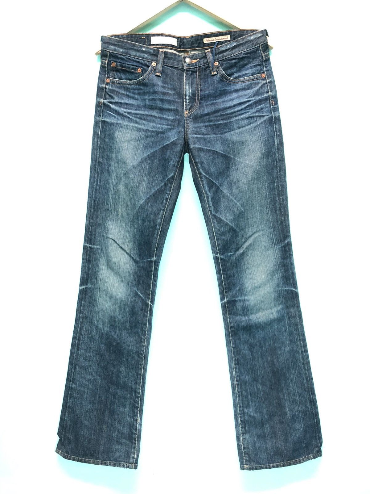 AG Adriano Goldschmied × Vintage VINTAGE AG SLIM STRAIGHT LEG FLARE DISTRESSED DENIM JEANS Size US 29 - 6 Thumbnail