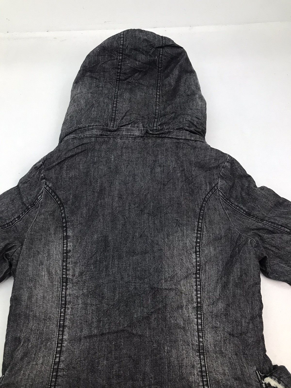 Fiorucci Fiorucci hooded fur parka denim jacket Size S / US 4 / IT 40 - 18 Thumbnail
