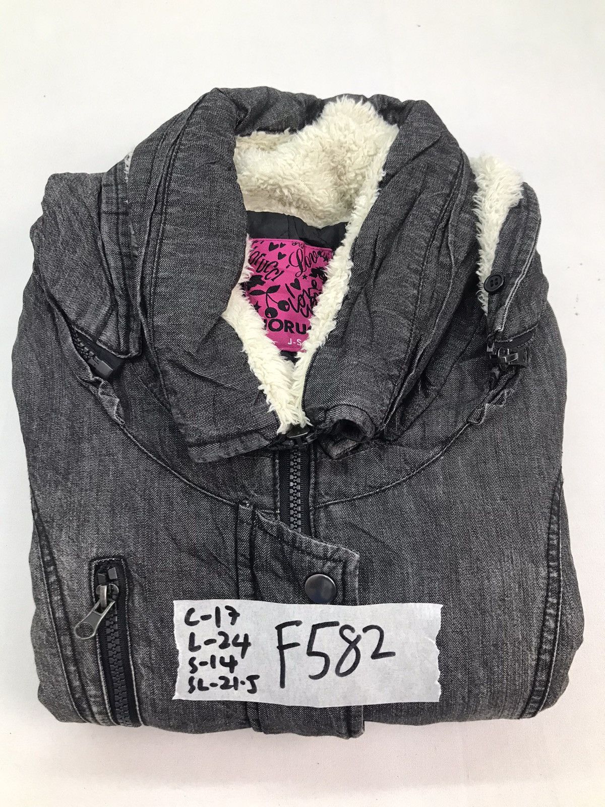Fiorucci Fiorucci hooded fur parka denim jacket Size S / US 4 / IT 40 - 19 Thumbnail