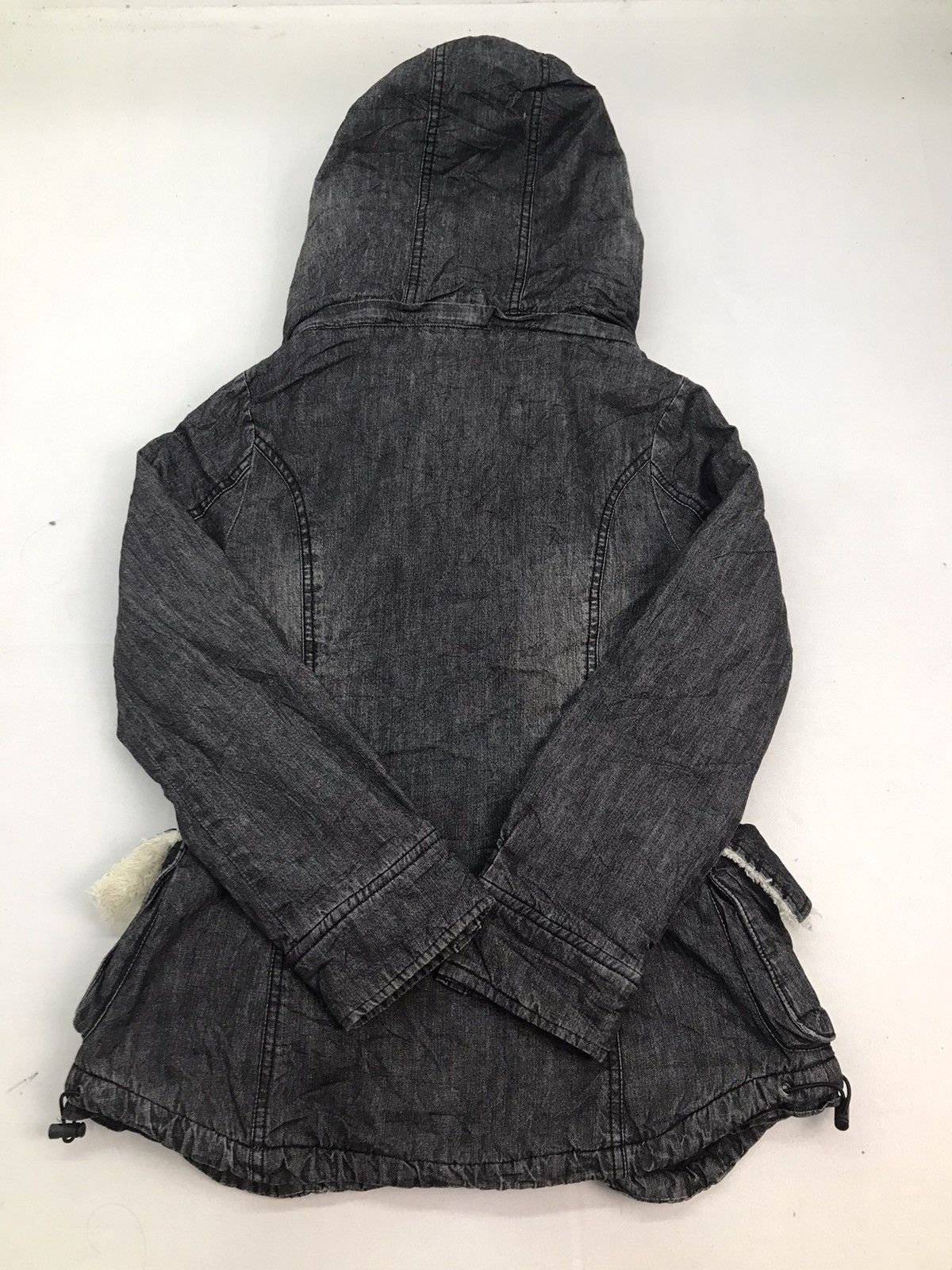 Fiorucci Fiorucci hooded fur parka denim jacket Size S / US 4 / IT 40 - 16 Thumbnail