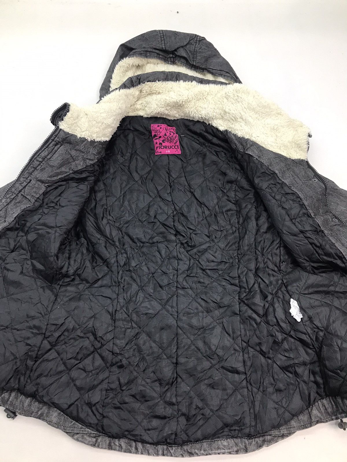 Fiorucci Fiorucci hooded fur parka denim jacket Size S / US 4 / IT 40 - 13 Thumbnail