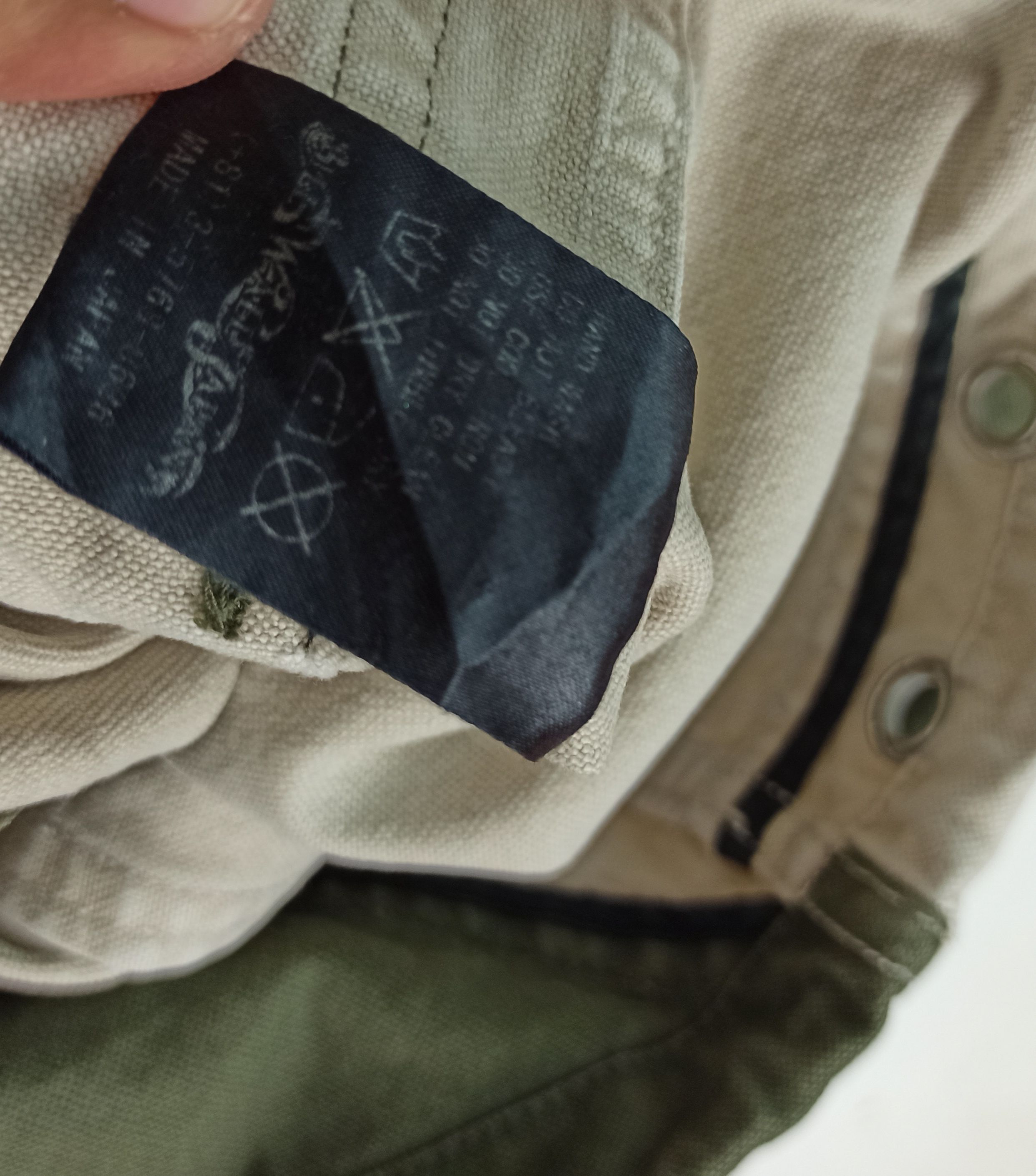 Edition Japan 🔥Rare🔥William Wall Patchwork Jacket Hoodie Cotton Japan Size US S / EU 44-46 / 1 - 13 Thumbnail