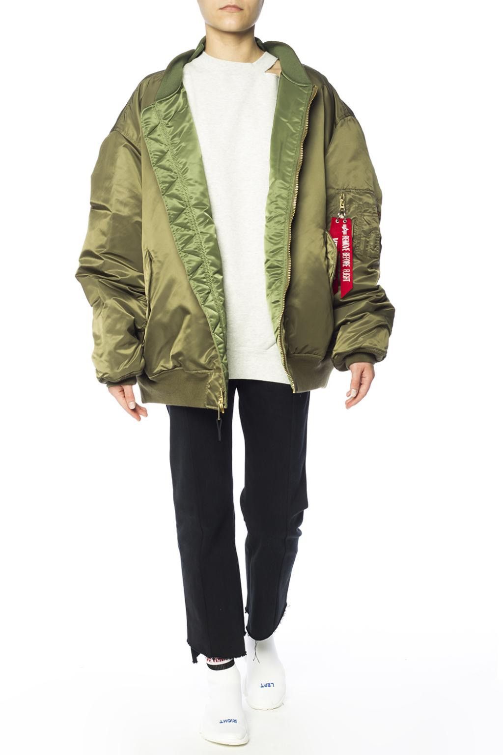 Alpha Industries × Vetements VETEMENTS X ALPHA INDUSTRIES REVERSIBLE BOMBER ETE 2017 Size US S / EU 44-46 / 1 - 3 Thumbnail
