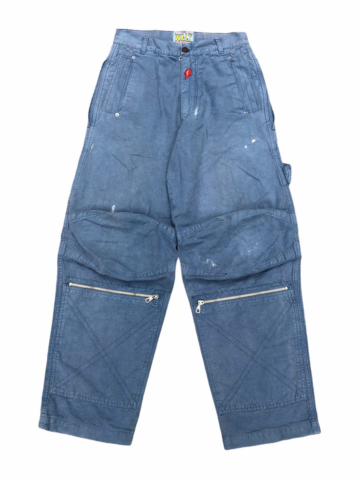 W&LT × Walter Van Beirendonck 1990s W&LT Tactical Multipocket Painter Carpenter Pant Size US 29 - 1 Thumbnail