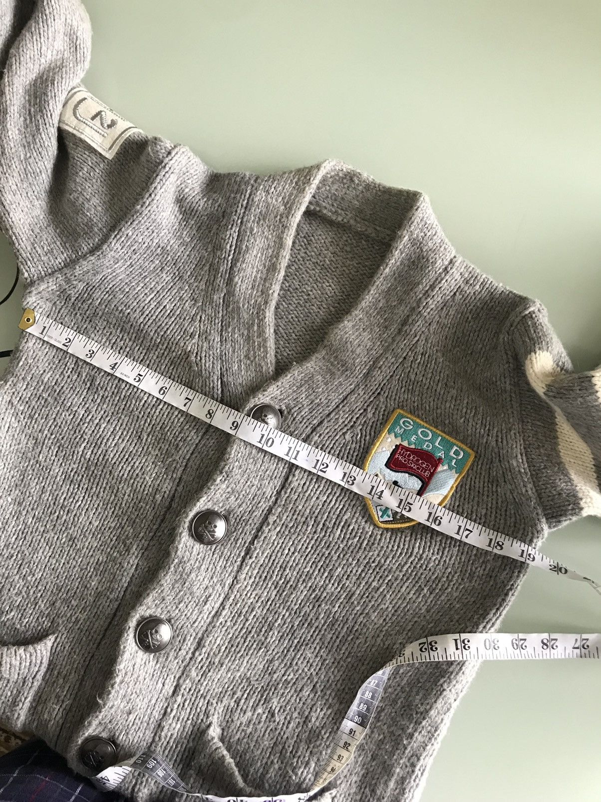 HYDROGEN Vintage Hydrogen Pro Ski Club Knitwear Button Up Jacket Size US M / EU 48-50 / 2 - 15 Thumbnail