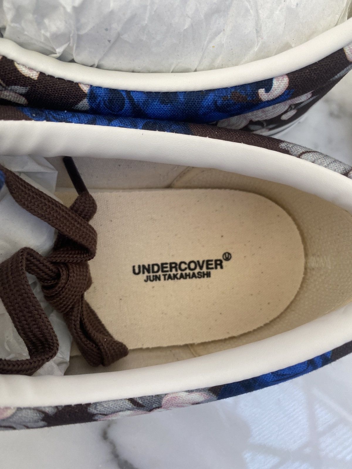 Undercover Undercover Floral Print 'Vans' Canvas Sneakers NWT Size US 9.5 / EU 42-43 - 12 Thumbnail