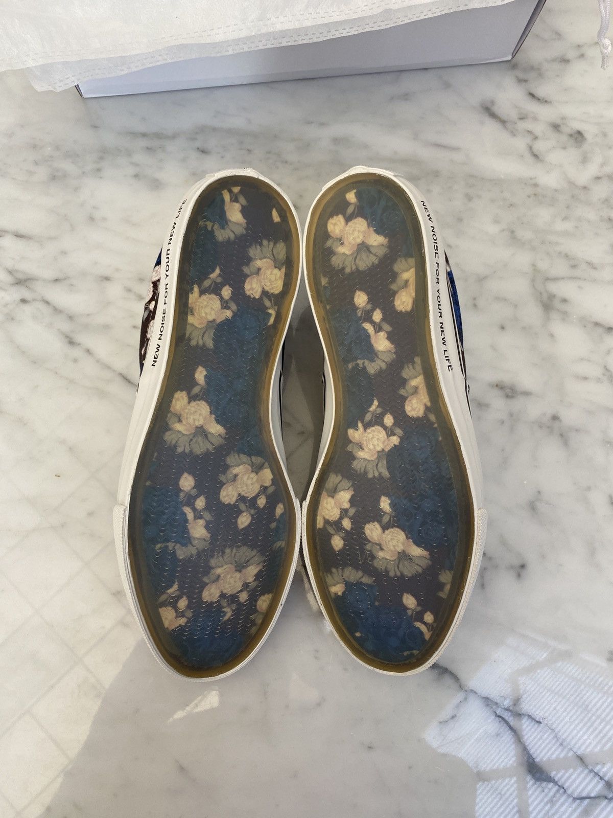 Undercover Undercover Floral Print 'Vans' Canvas Sneakers NWT Size US 9.5 / EU 42-43 - 9 Thumbnail