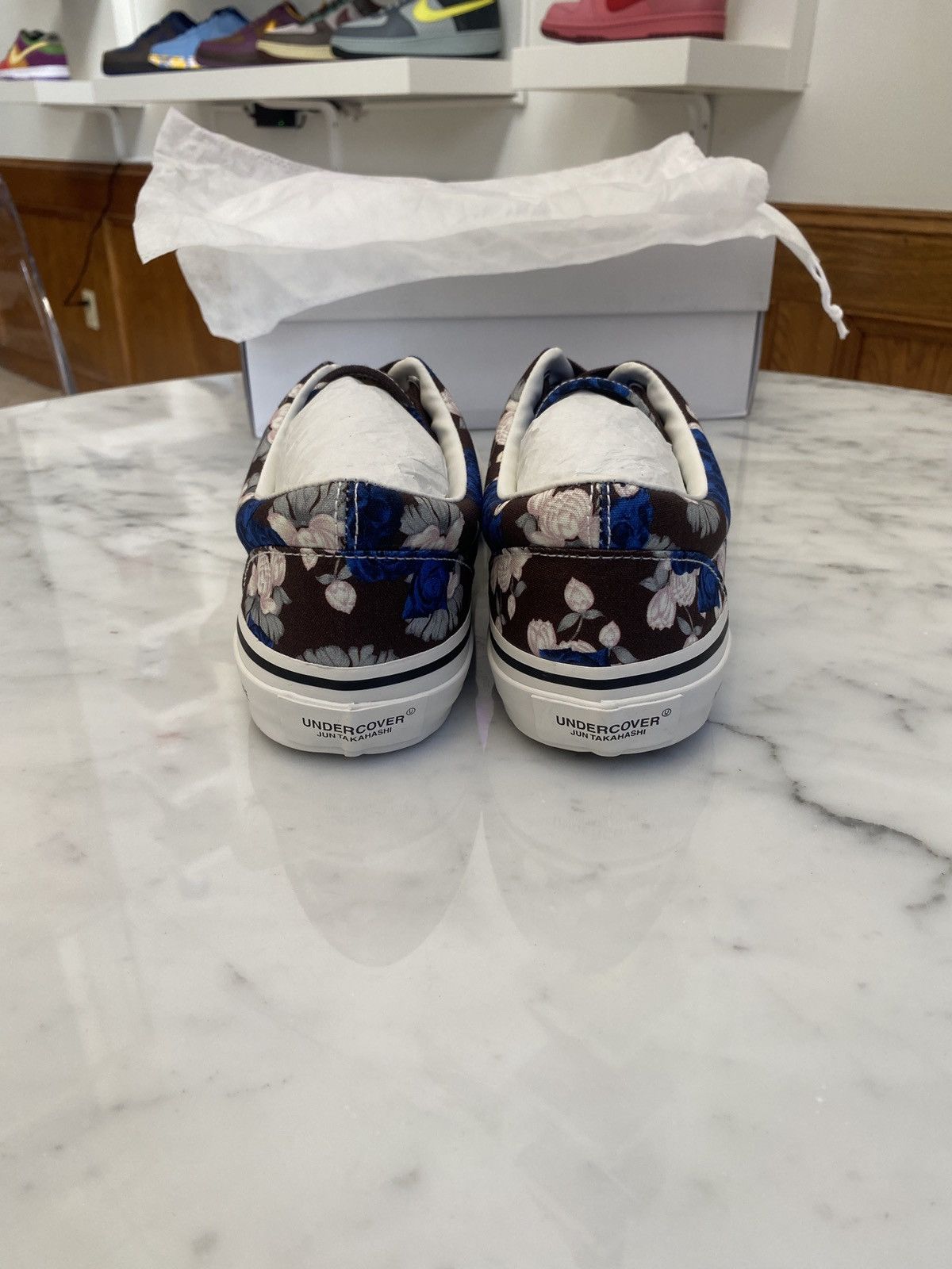 Undercover Undercover Floral Print 'Vans' Canvas Sneakers NWT Size US 9.5 / EU 42-43 - 8 Thumbnail