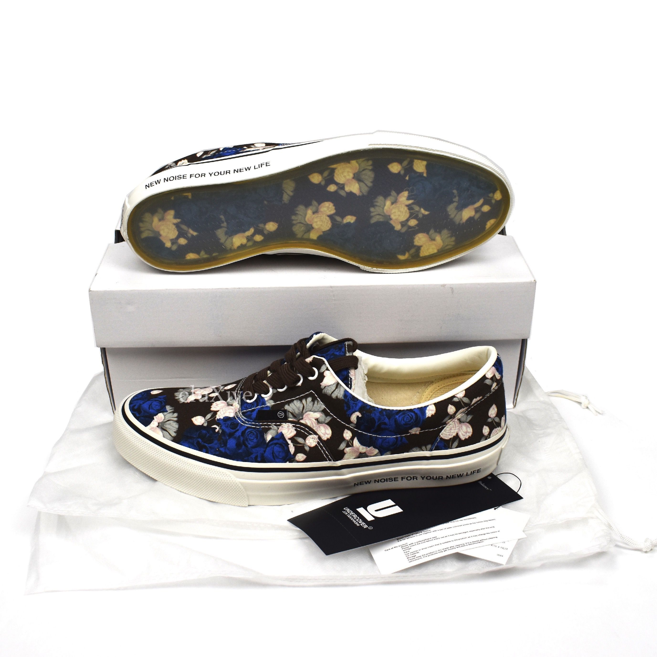 Undercover Floral Print 'Vans' Canvas Sneakers NWT