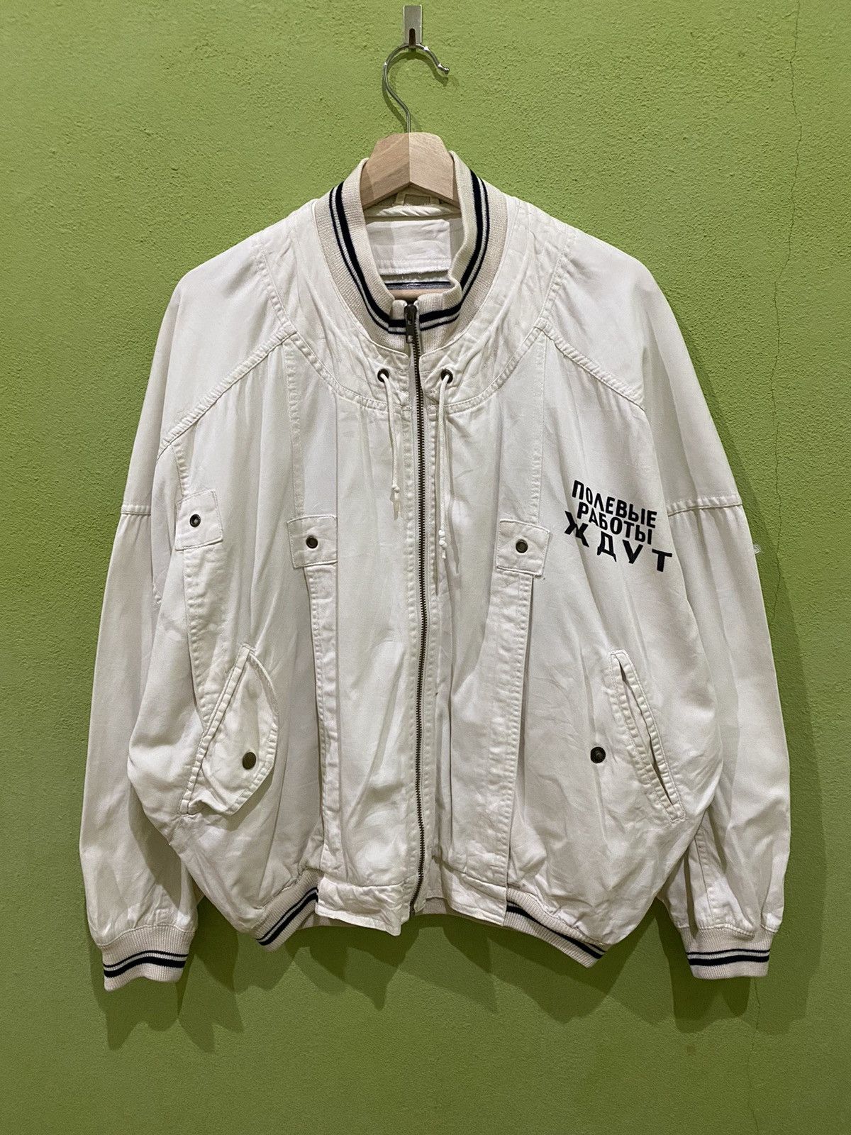 Vintage ANECDOTE BOMBER COTTON JACKET STYLE Size US M / EU 48-50 / 2 - 2 Thumbnail