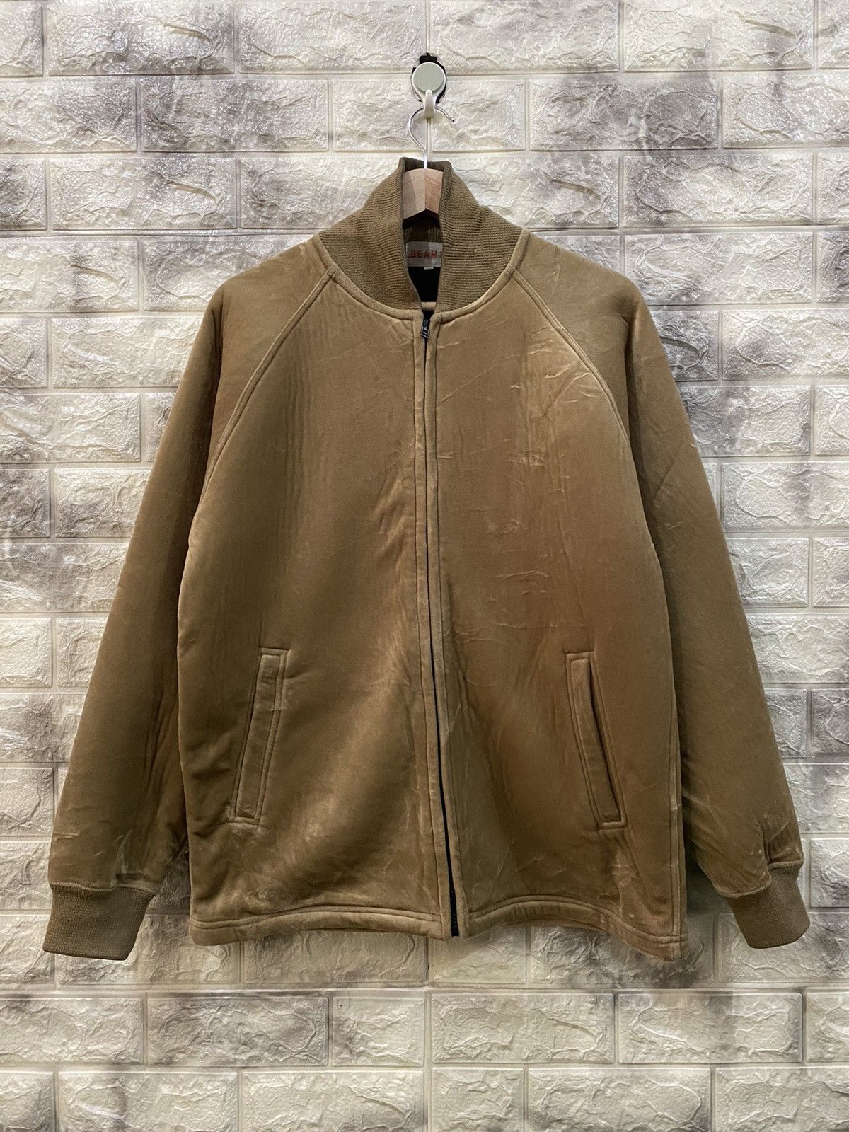 Beams Plus × Vintage Vintage Beams Velvet Varsity jacket Size US M / EU 48-50 / 2 - 1 Thumbnail