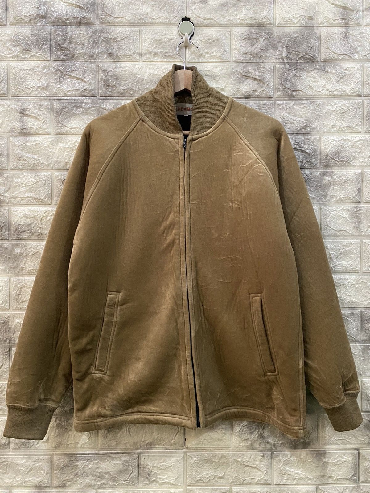 Beams Plus × Vintage Vintage Beams Velvet Varsity jacket Size US M / EU 48-50 / 2 - 2 Thumbnail