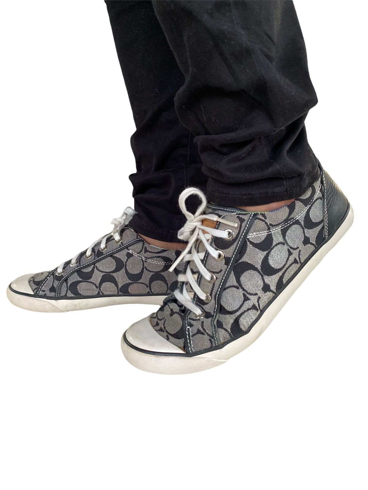 Coach Women's Barrett Signature C Jacquard Sneakers Size