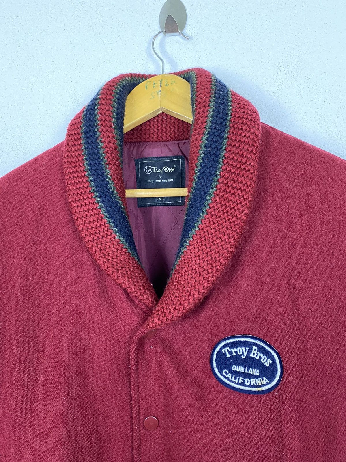 Japanese Brand TROY BROS BOMBER STYLE JACKET NICE DESIGN Size US M / EU 48-50 / 2 - 5 Thumbnail