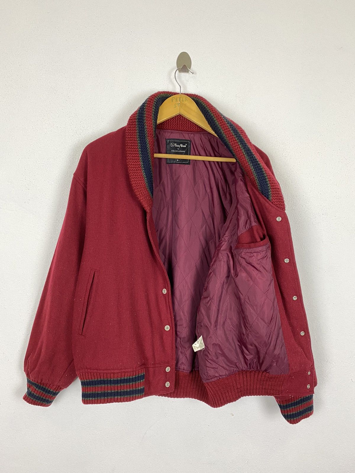 Japanese Brand TROY BROS BOMBER STYLE JACKET NICE DESIGN Size US M / EU 48-50 / 2 - 4 Thumbnail