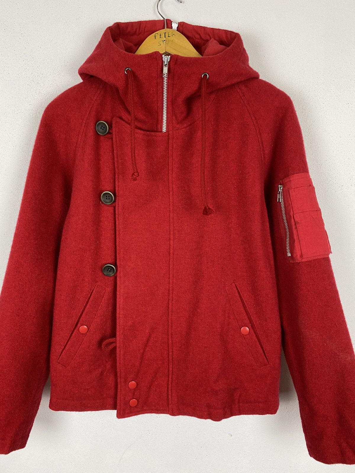 Japanese Brand GLARRY ZIPPER UP DUFFER JACKET Size US M / EU 48-50 / 2 - 2 Thumbnail