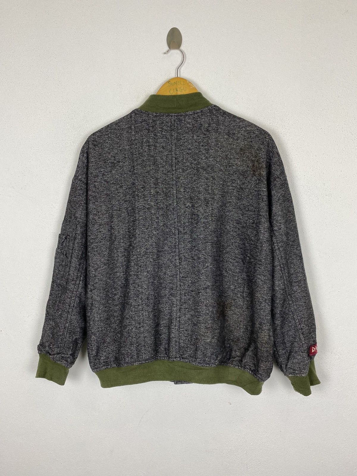 Japanese Brand DOUBLE NAME PATCH DESIGN BOMBER JACKET Size US M / EU 48-50 / 2 - 5 Thumbnail
