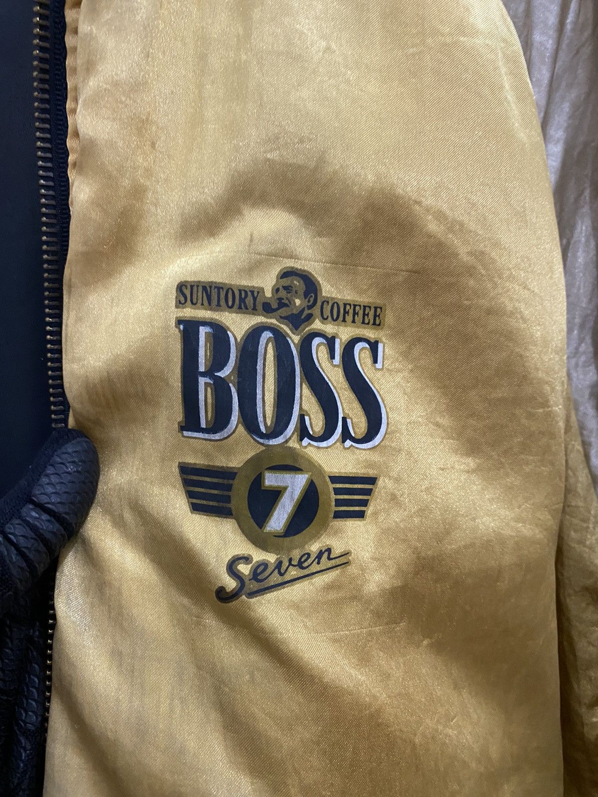 Vintage VINTAGE SUNTORY COFFEE REVERSIBLE BOMBER JACKET Size US L / EU 52-54 / 3 - 3 Thumbnail