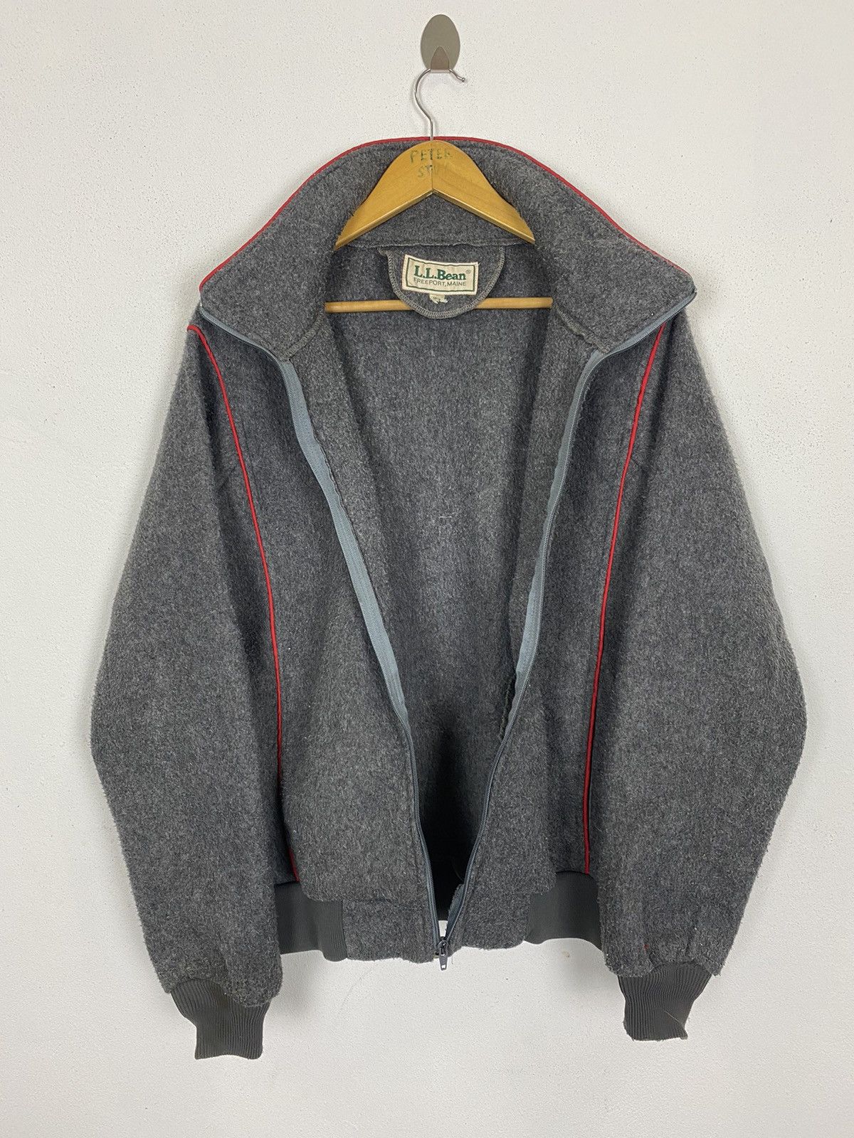 L.L. Bean × Vintage VINTAGE L.L BEAN FLEECE BOMBER STYLE JACKET Size US L / EU 52-54 / 3 - 4 Thumbnail