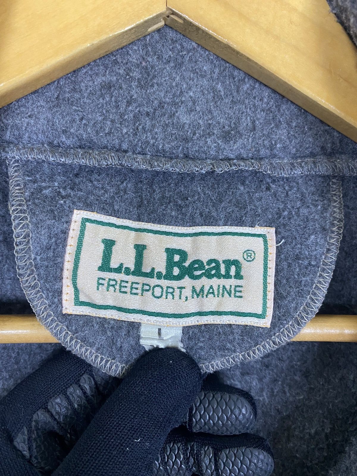 L.L. Bean × Vintage VINTAGE L.L BEAN FLEECE BOMBER STYLE JACKET Size US L / EU 52-54 / 3 - 8 Thumbnail