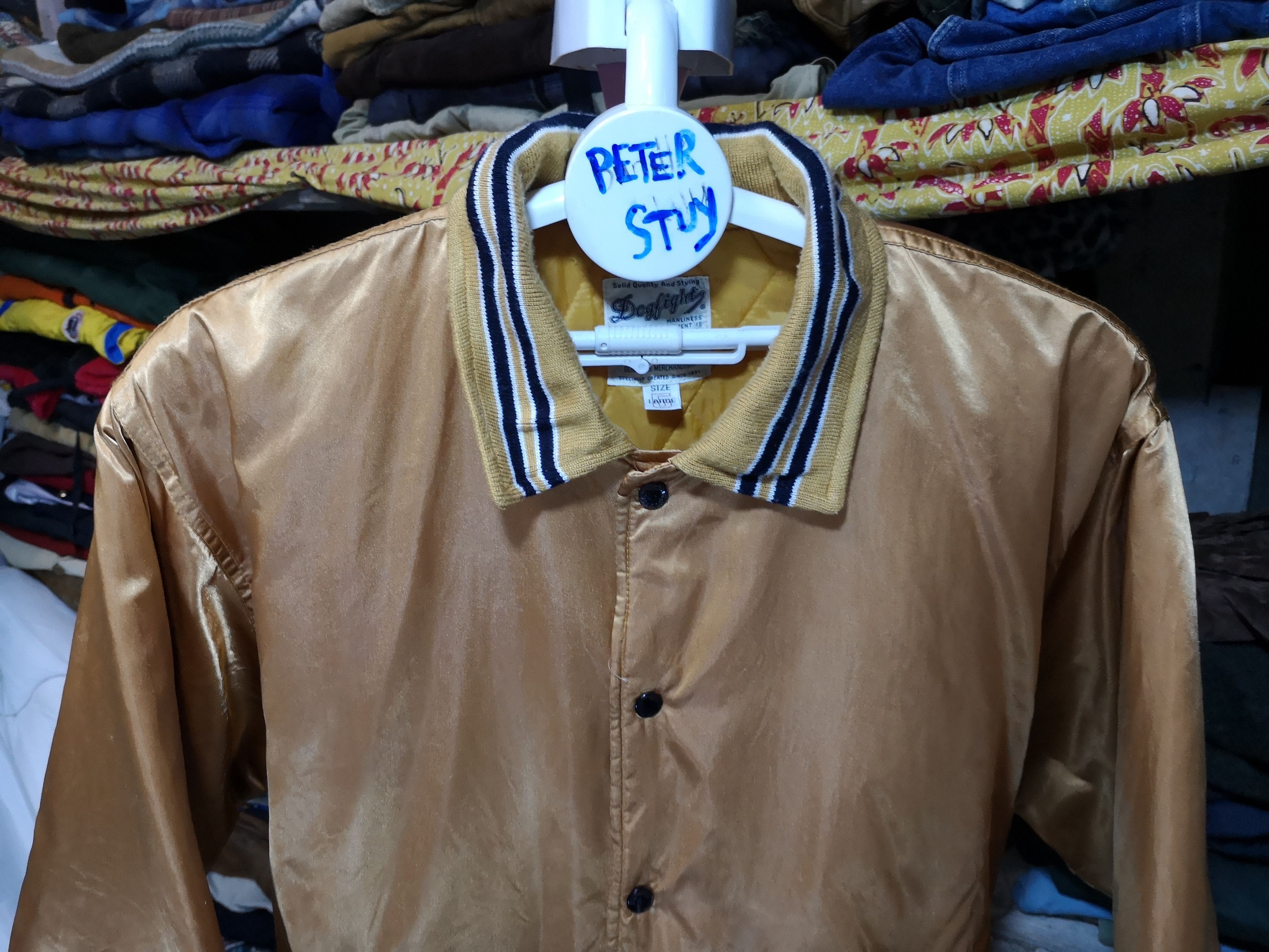 Japanese Brand Gold Bomber by Dog Fight Size US L / EU 52-54 / 3 - 4 Thumbnail