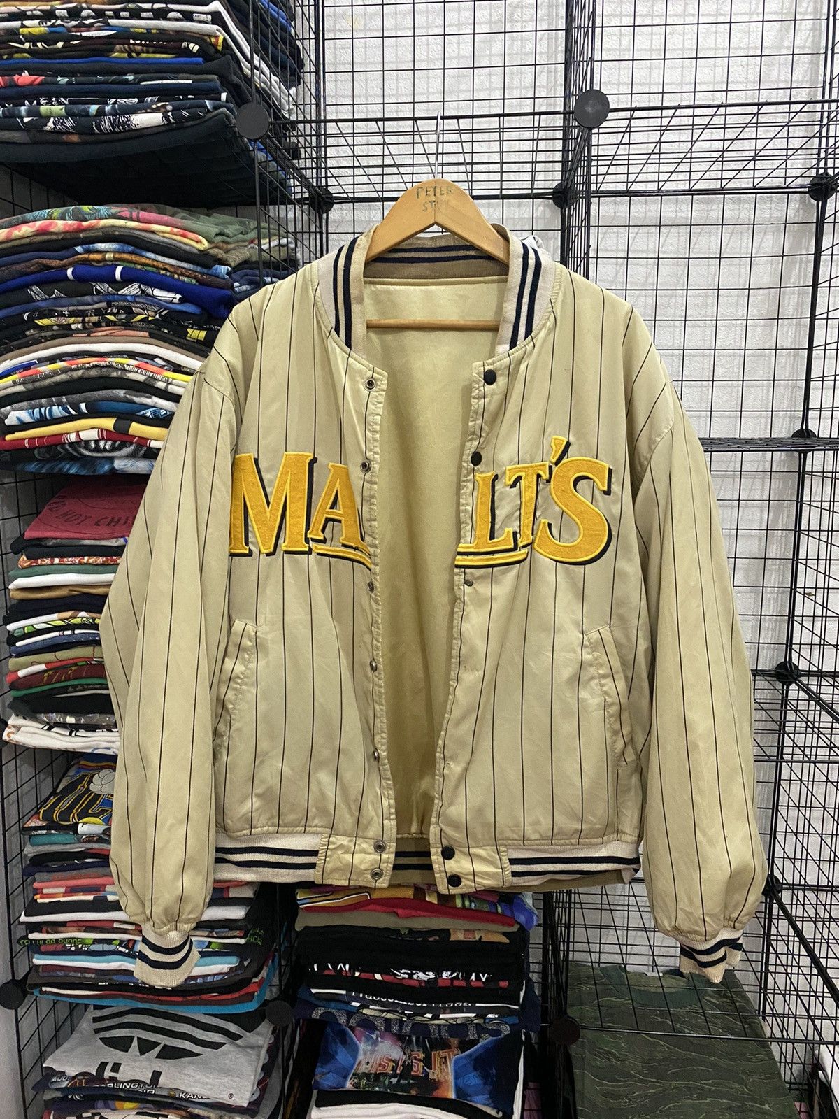 Vintage VINTAGE MALT’S COFFEE BOMBER JACKET Size US L / EU 52-54 / 3 - 2 Thumbnail