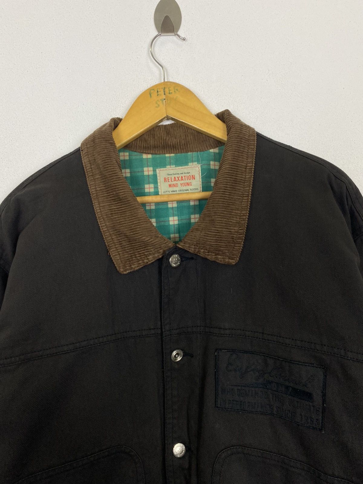 Vintage VINTAGE RELAXING MIND YOUNG WORKER BOMBER STYLE JACKET Size US L / EU 52-54 / 3 - 8 Thumbnail