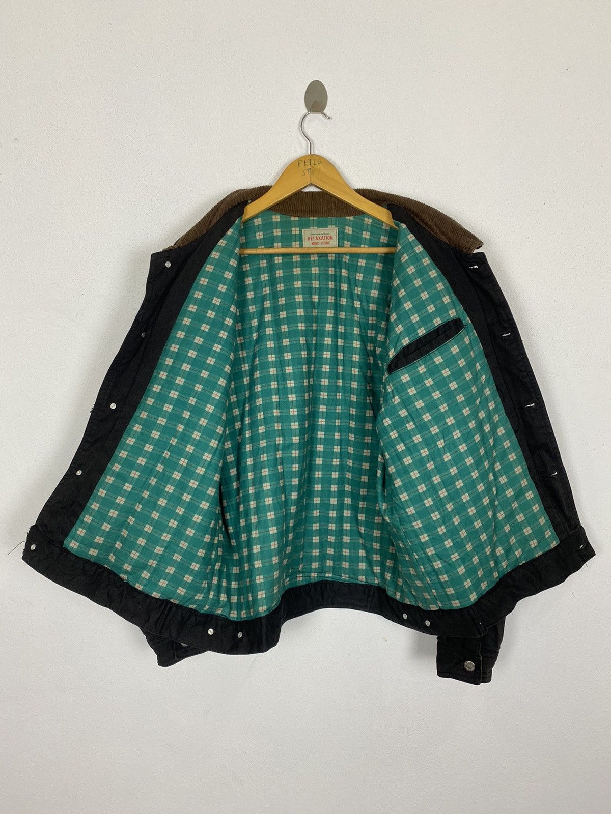 Vintage VINTAGE RELAXING MIND YOUNG WORKER BOMBER STYLE JACKET Size US L / EU 52-54 / 3 - 6 Thumbnail