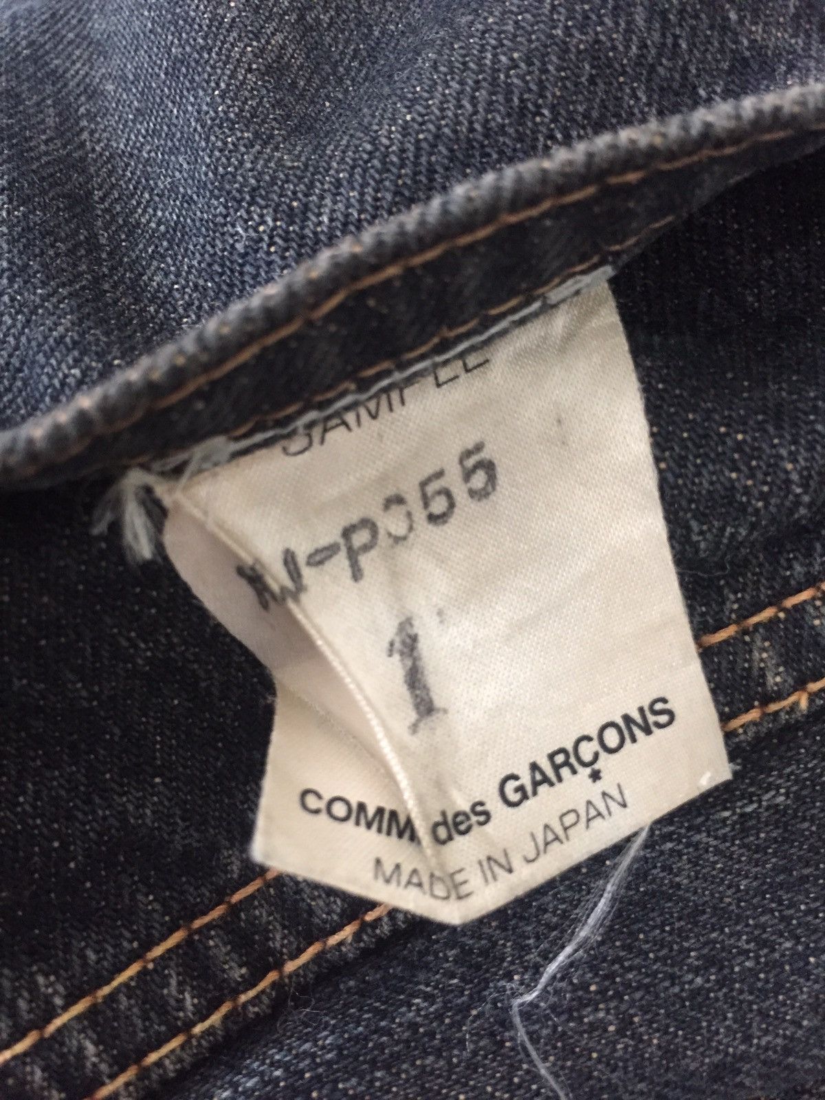 Comme des Garcons ARCHIVE🔥Comme des Garçons Homme Sample Denim Size US 31 - 4 Thumbnail