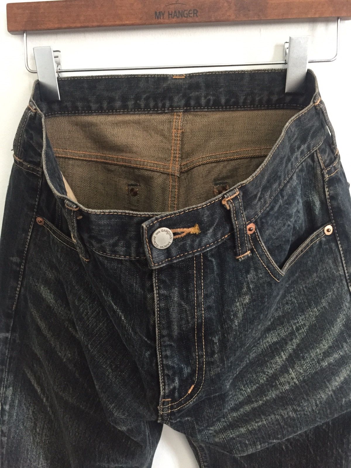 image of Comme Des Garcons Archivecomme Des Garçons Homme Sample Denim in Denim Blue Night, Men's (Size 31)