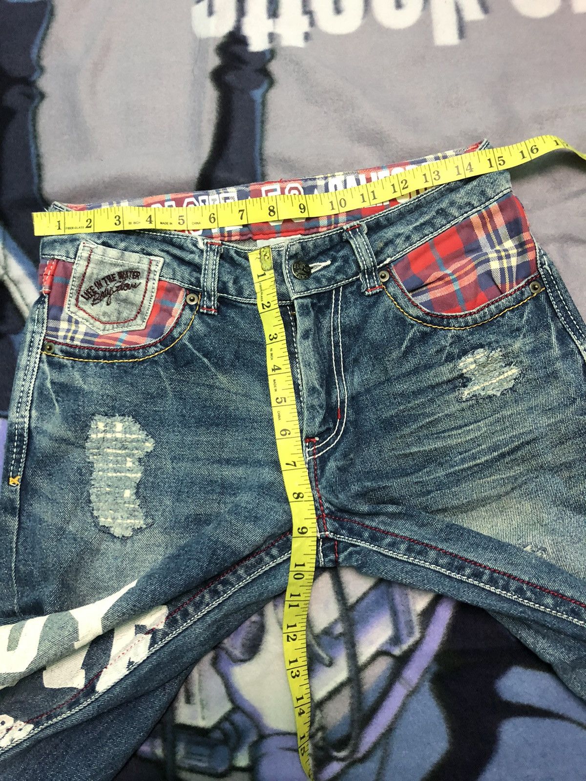 Body Glove × Vintage VINTAGE BODY GLOVE BIG SURF CALIFORNIA DISTRESSED DENIM JEAN Size US 30 / EU 46 - 12 Thumbnail