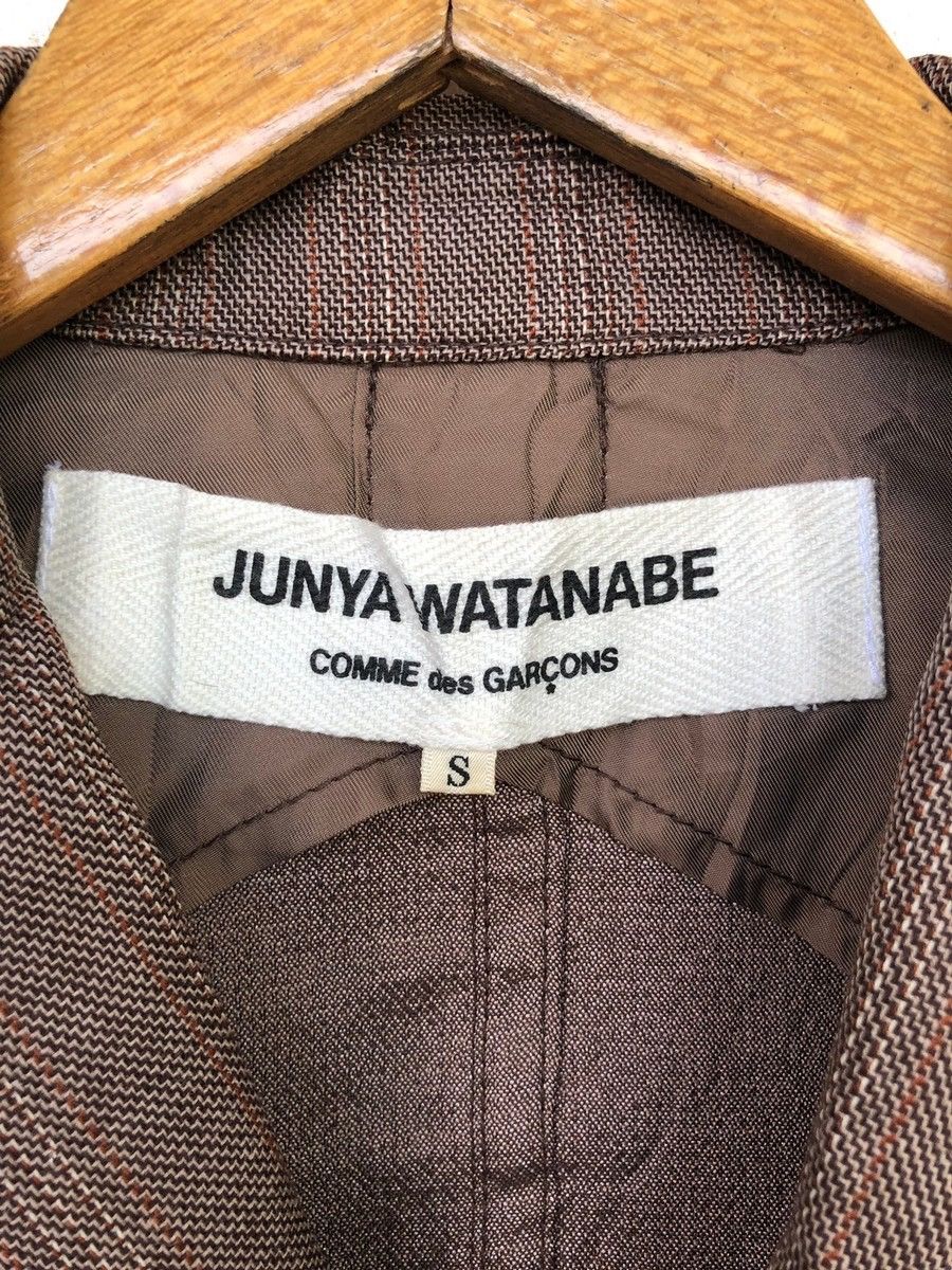 Junya Watanabe GRAIL🔥AW03 Junya Watanabe Old Gingham B/D Blazer Suit Size 38S - 7 Thumbnail