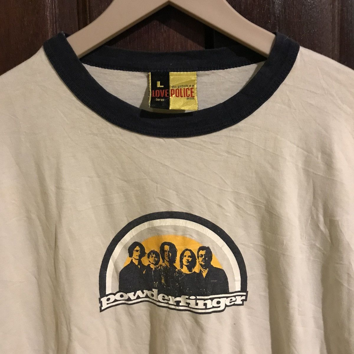 Band Tees VINTAGE POWDERFINGER BAND RINGER SHIRT Size US XL / EU 56 / 4 - 3 Thumbnail