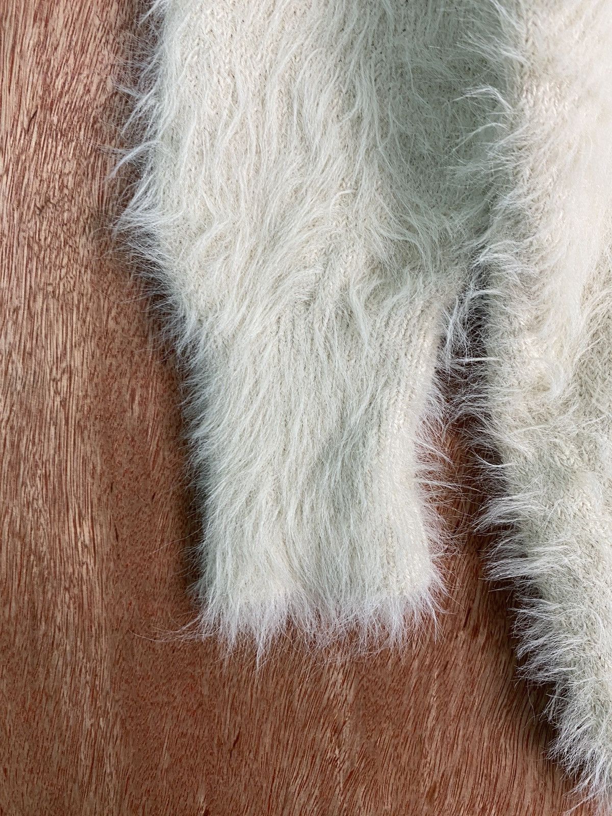 Homespun Knitwear × Japanese Brand DLS Spray Premium Shag Shaggy Fur Mohair Knitwear #BB598 Size M / US 6-8 / IT 42-44 - 5 Thumbnail